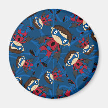Niedliches Superhero-Jungen-Muster Magnets