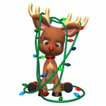 Niedliches Weihnachten Rudolph das rote gerochene 