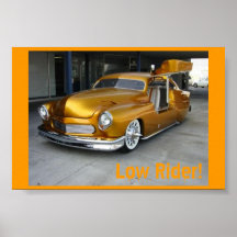 Niedriger Reiter Plakatdruck