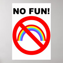 NO FUN POSTERDRUCK