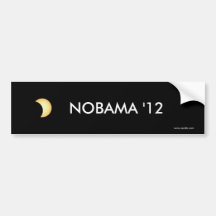 NOBAMA '12 ADHÉSIF POUR VOITURE