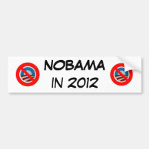 NOBAMA en 2012 Adhésifs Pour Voiture