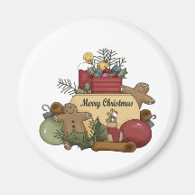 Noël de Gingerman Aimant