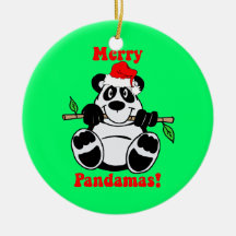 Noël de panda décoration de noël