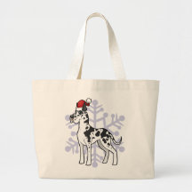 Noël great dane sacs fourre-tout
