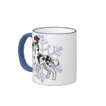 Noël great dane tasse à café
