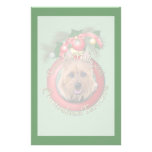 Noël - plate-forme les halls - terriers australien papier à lettre customisable