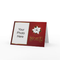 Noel Weihnachtsfoto-Gruß-Karte