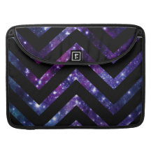 Noir de Chevron de galaxie Poches Pour Macbook Pro