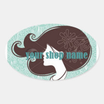 nom d'autocollant pour le magasin