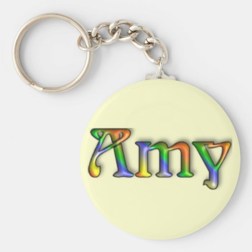 Nom hippie de cannelure de KRW Keychain - Amy Porte-clé