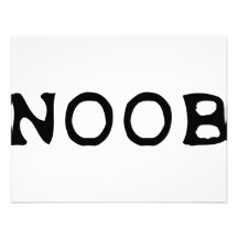 NOOB Ikone Personalisierte Ankündigungskarte
