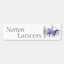 Norton Lancers-Autoaufkleber