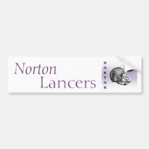 Norton Lancers-Autoaufkleber