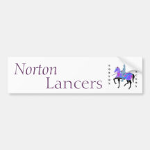 Norton Lancers-Autoaufkleber