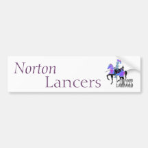 Norton Lancers-Autoaufkleber