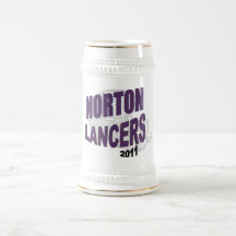 Norton Lancers-Fußball Stein Tee Tassen