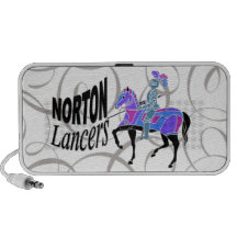 Norton Lancers-Gekritzel-Lautsprecher
