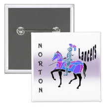Norton Lancers-Knopf Anstecknadel