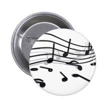 Noten, Musik Anstecknadelbutton