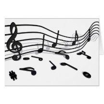 Noten, Musik Karten