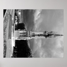 Notre Dame dans B/W Posters
