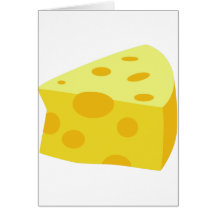 Nourriture délicieuse - fromage carte de vœux