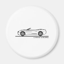 Nouveau convertible de Camaro Aimants
