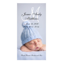 Nouveaux cartes photos de faire-part de naissance  photocarte customisée