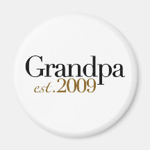 Nouvel est 2009 de grand-papa aimant pour réfrigérateur