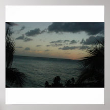 November-Sonnenuntergang Posterdruck