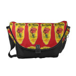 NU-Rosen-Vintage kosmetische Aufkleber-Bote-Tasche Kurier Taschen