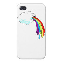 Nuage drôle iPhone 4 case
