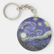 Nuit étoilée de Van Gogh, post impressionnisme vin Porte-clés