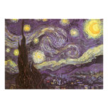 Nuit étoilée par Vincent van Gogh Invitations