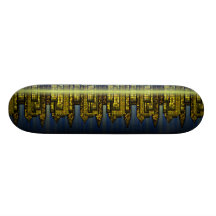 Nuits de ville skateboards personnalisés