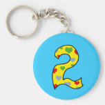 Numéro 2 porte-clés