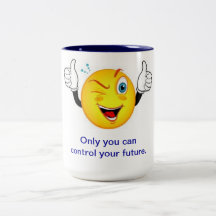 Nur Sie können Kontrolle Ihre Zukunft--Becher Kaffeetasse