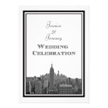 NYC Skyline-Spitze der Hochzeit Felsen ESB #3 DIY einladungen