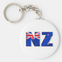 NZ Logoflagge von Neuseeland Schlüsselbänder