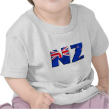 NZ Logoflagge von Neuseeland Tshirts
