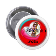 Obama 2012 anstecknadelbutton