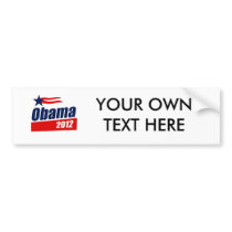 Obama 2012 autoaufkleber
