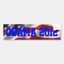Obama 2012 autocollant pour voiture