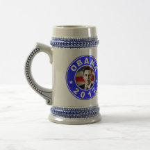 Obama 2012 - Blau Kaffee Tasse
