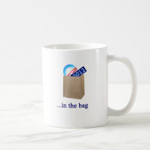 Obama 2012 in der Tasche Teetassen