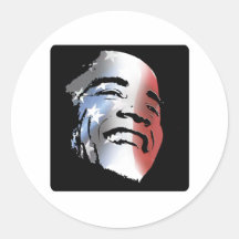 Obama : Bannière étoilée Autocollants