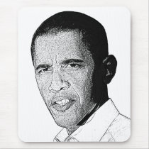 Obama-Bleistift-Zeichnung