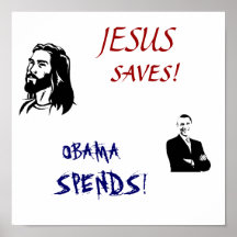 Obama dépense poster