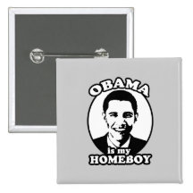 Obama est mon homeboy badge